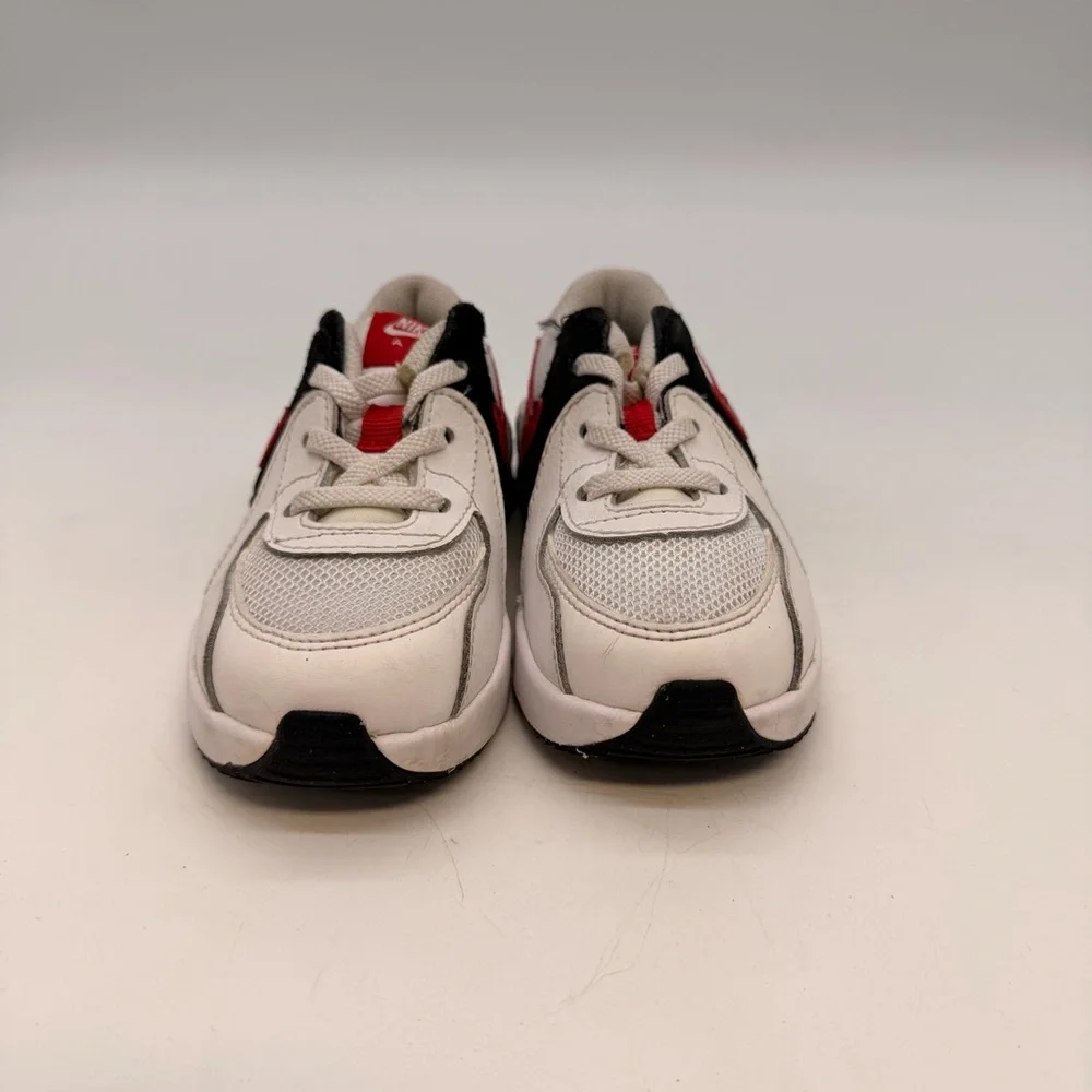 Nike Air Max Toddler Sneakers Size 8C White Red Black Kids Shoes CD6893-105 - Picture 2 of 7